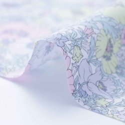 画像3: バティファブリック花柄生地「メドゥ・ソング」別注カラー　布幅×50cm
