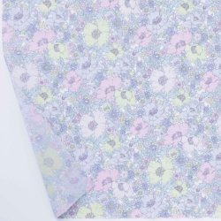 画像2: バティファブリック花柄生地「メドゥ・ソング」別注カラー　布幅×50cm