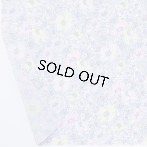 画像2: リバティファブリック花柄生地「メドゥ・ソング」別注カラー　布幅×50cm (2)