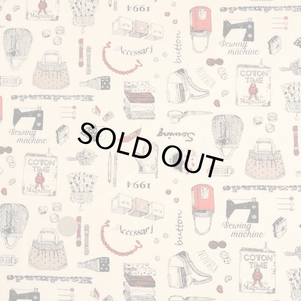 画像2: COTTON TIMEモチーフ柄（ナチュラル） (2)