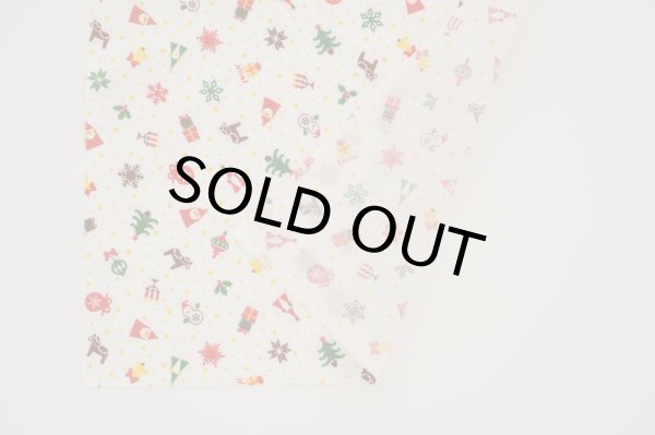 画像3: クリスマスモチーフ柄（ホワイト） (3)