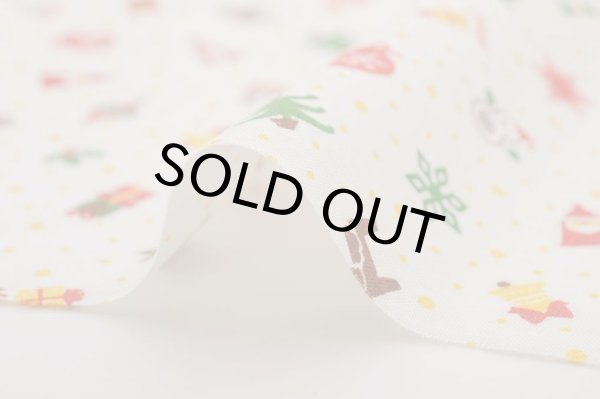 画像4: クリスマスモチーフ柄（ホワイト） (4)