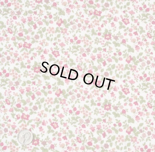 画像2: 小花柄（ホワイト） (2)