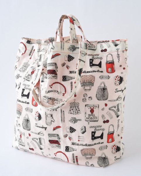 画像2: まちが選べるトートバッグ(型紙／仕様書） (2)