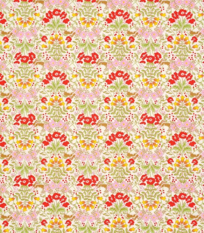 ボタニカル柄（ホワイト） - COTTONTIME